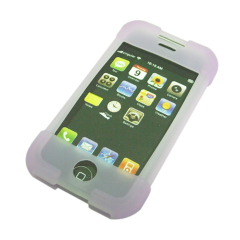 silicone rose cas couvrir la peau de silicium pour apple iphone (ip034) Livraison gratuite par la po